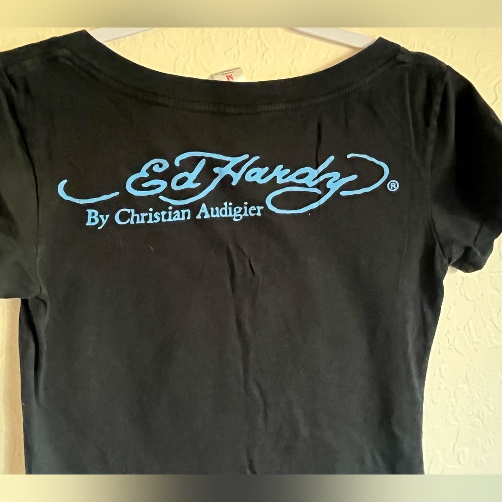 Y2K Ed Hardy Love Kills Slowly Tattooed Inked Tee By Christian Audigier … - Picture 13 of 14
